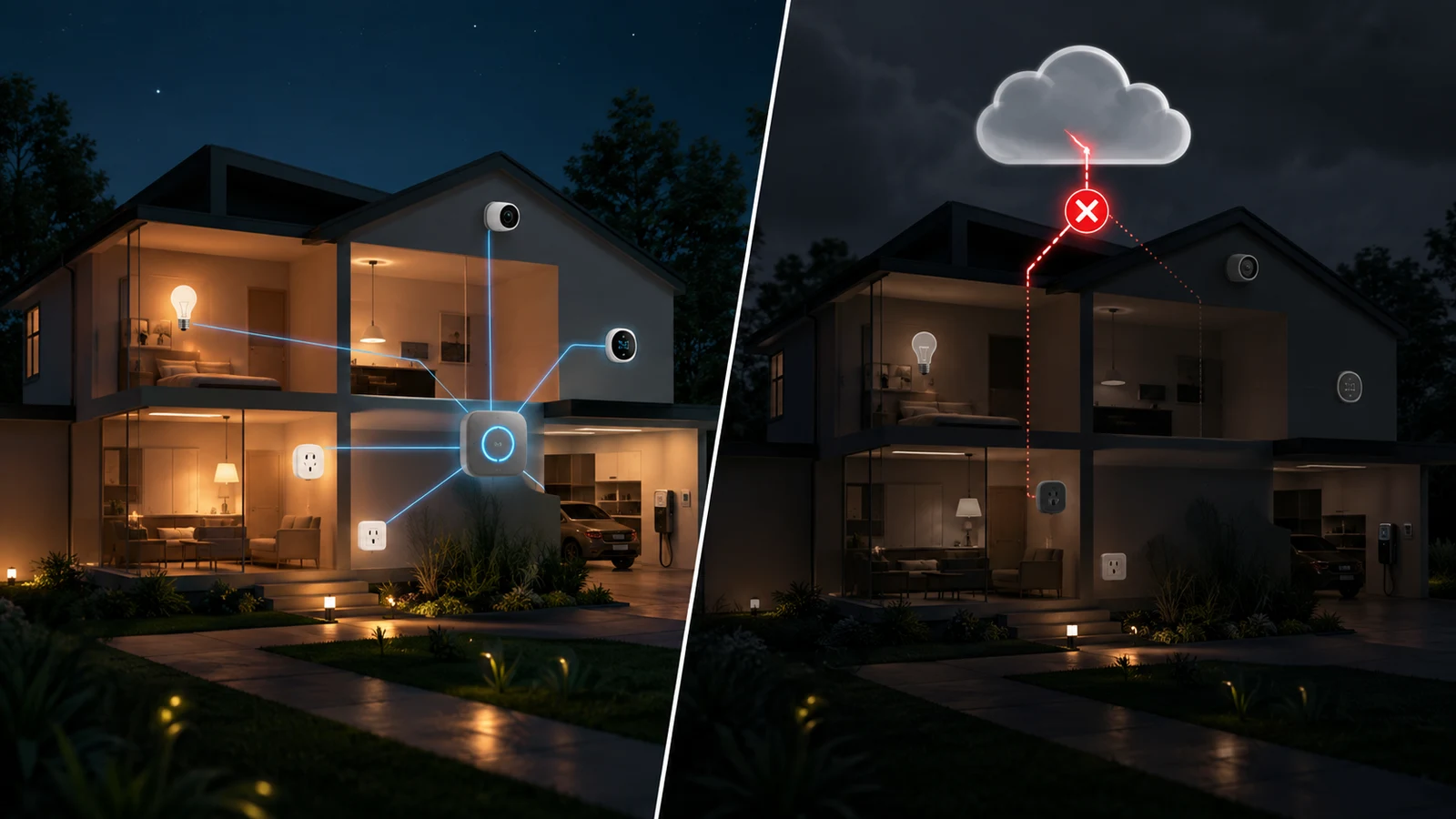 Domotique locale ou cloud : que se passe-t-il vraiment quand Internet tombe ?
