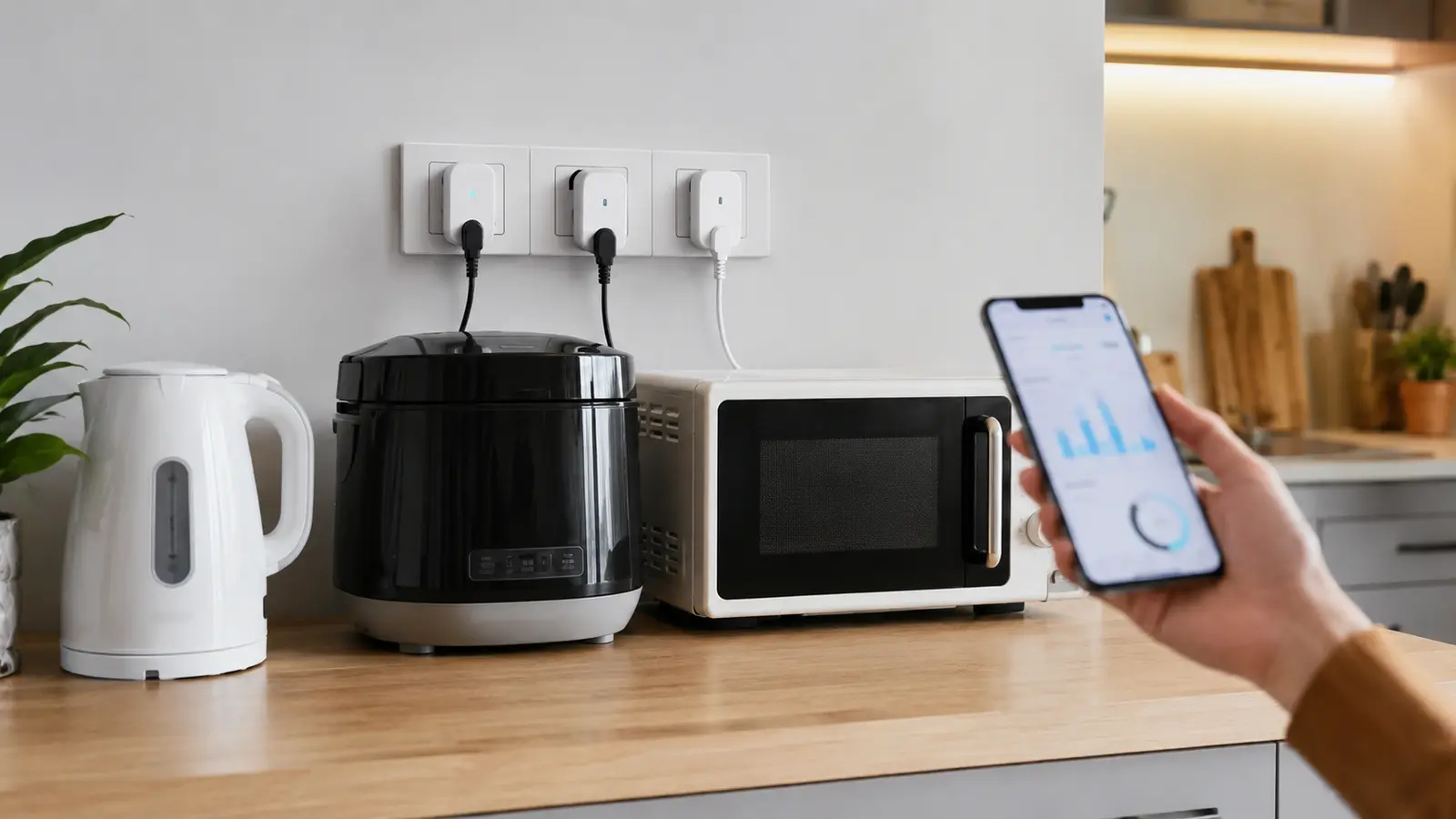 Prises connectées suivant la consommation d’appareils ménagers